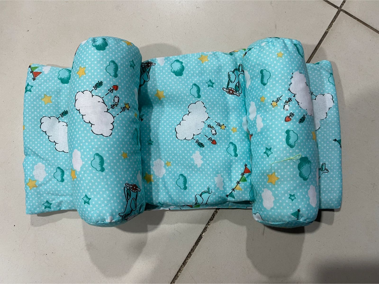 Soft Head Shaping Newborn Pillow for Flat Head Prevention, Breathable & Portable Infant Cushion - Baby Head Shaping Pillow - Adjustable Newborn Baby Head Shaping Pillow