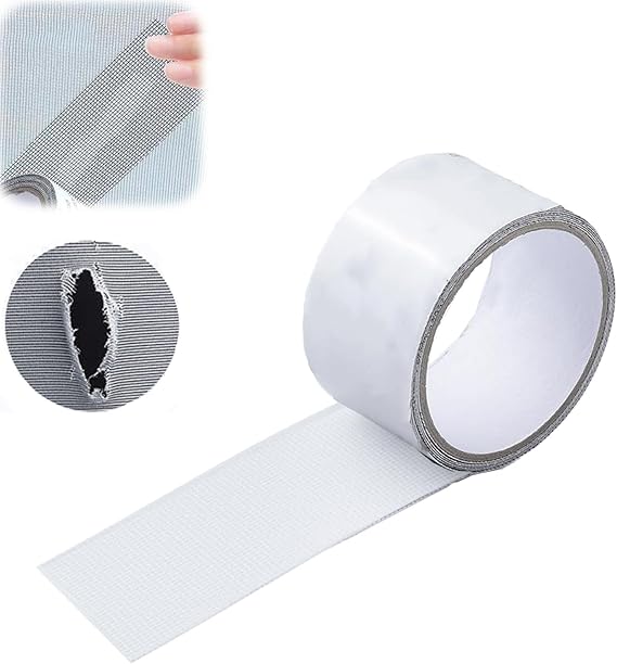 Window Screen Net Repair Tape – Strong Adhesive Mesh Tape For Door & Window Screen Repair, Easy Fix For Holes And Tears | 2 Mete