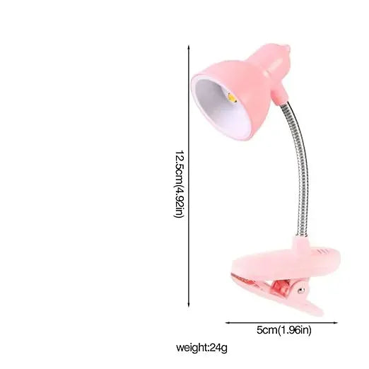 Mini Book Light With Clip – Portable LED Reading Lamp, Travel Bedroom Night Light With Eye Protection (Random Color)
