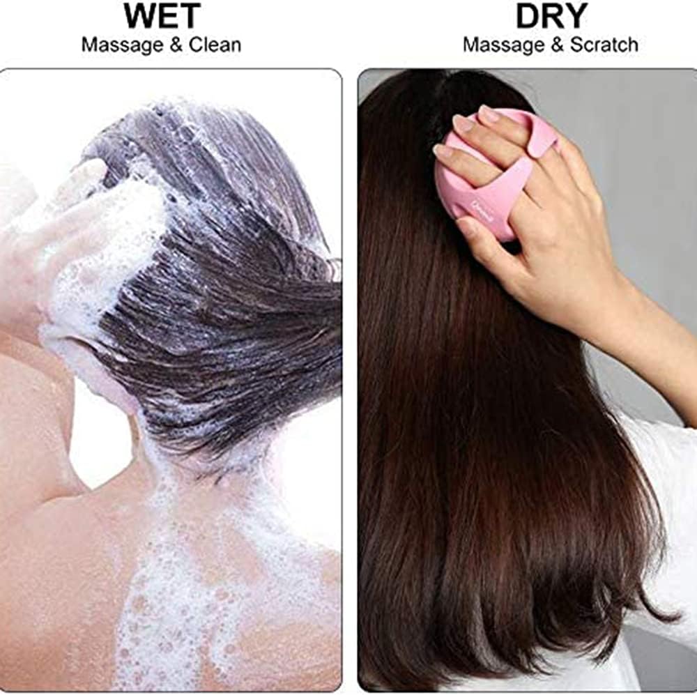 Scalp Massager – Soft Silicone Shampoo Brush For Deep Scalp Care