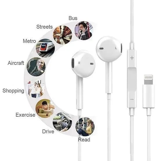 Pop-Up Window Bluetooth Headphones For IPhone – Wireless White Earbuds