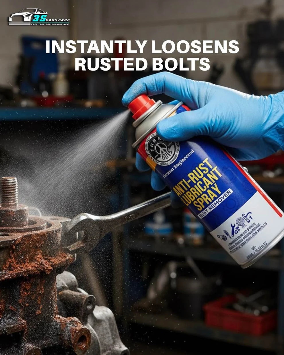 Anti Rust Lubricant Spray – Cars, Bikes & Home Use