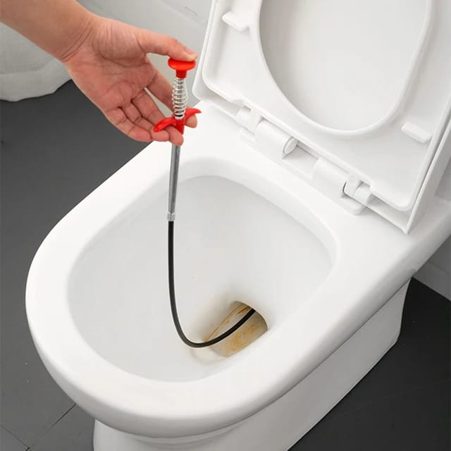 Stainless Steel Sink Wire Drain Cleaner | 60cm Spring Cleaning Stick