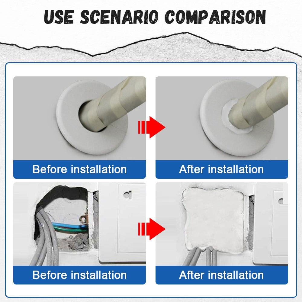 Environmental Wall Hole Sealing Glue  for AC Holes, Wall Gaps & Pipe Sealing