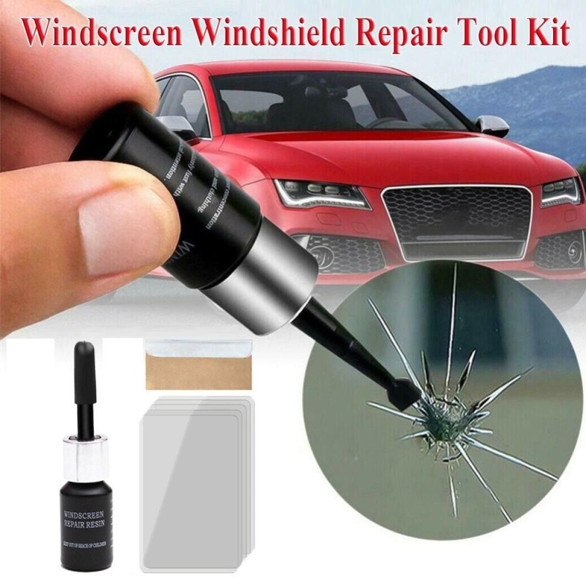 Windshield Glass Repair Kit for Small Chips and Cracks